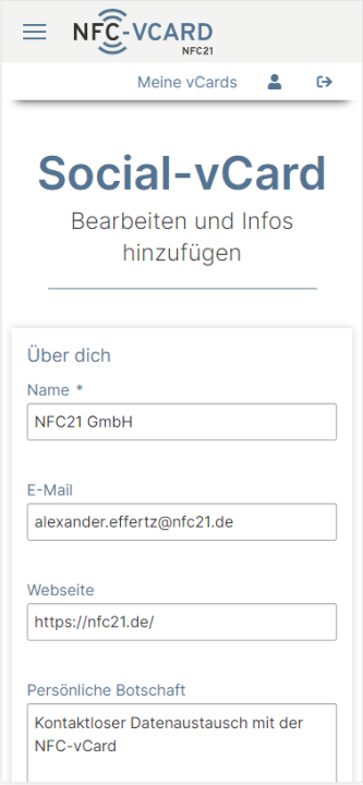 1. Bearbeiten der Daten